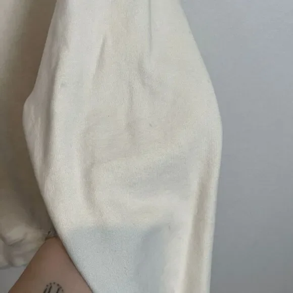 Aerie Offline Tacos & Tennis Throw-Back Fleece Crew Neck Sweatshirt Size Medium - Picture 4 of 10